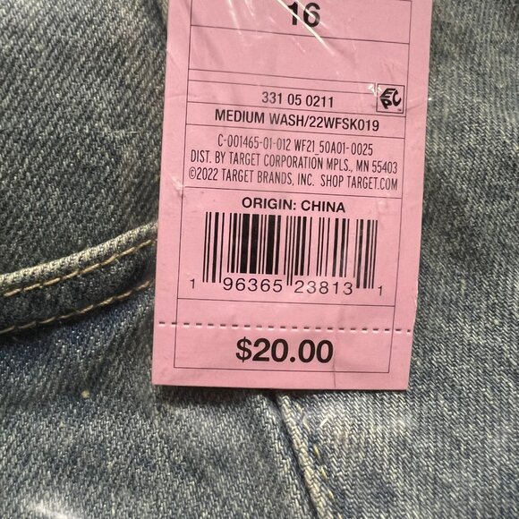 Wild Fable Women’s Blue Denim Mini Skirt Size 16 - Picture 4 of 4